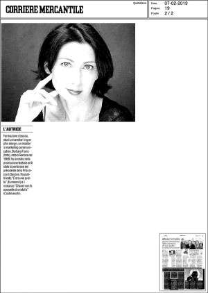 Corriere Mercantile, 7 febb 13, Buona Fortuna rece-intervista, pag 2
