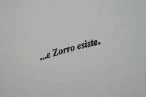 zorro esiste