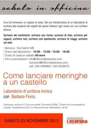 Officina Letteraria Laboratorio di scrittura ironica