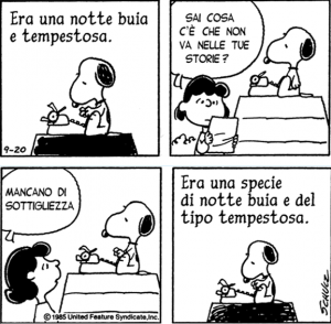Era una notte buia e tempestosa