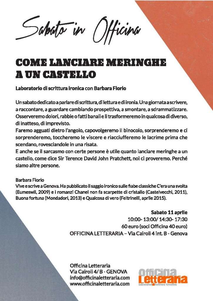 Laboratorio ironico Officina 11 aprile 15